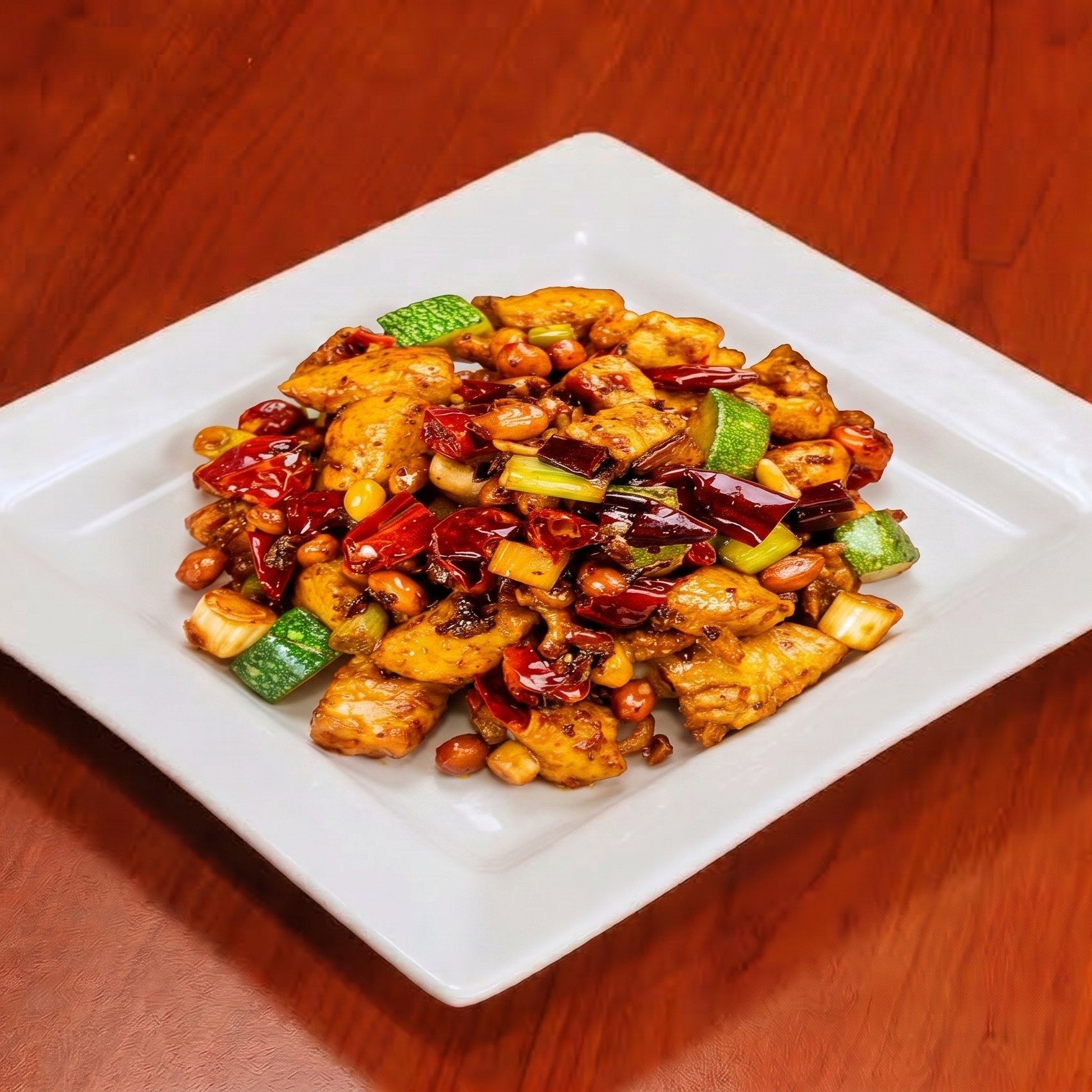Kung Pow Chicken.
