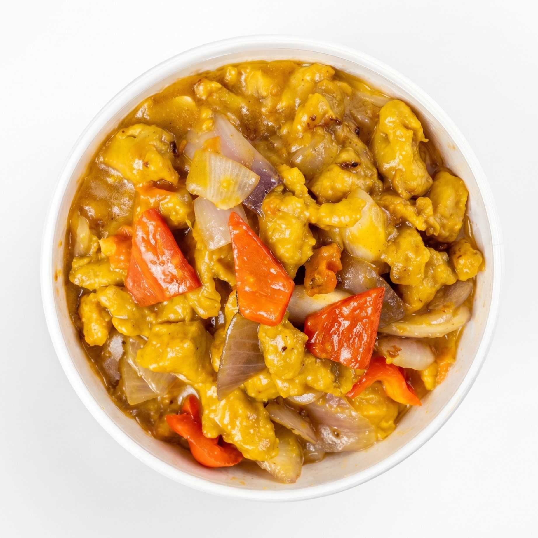 Curry Diced Chicken.