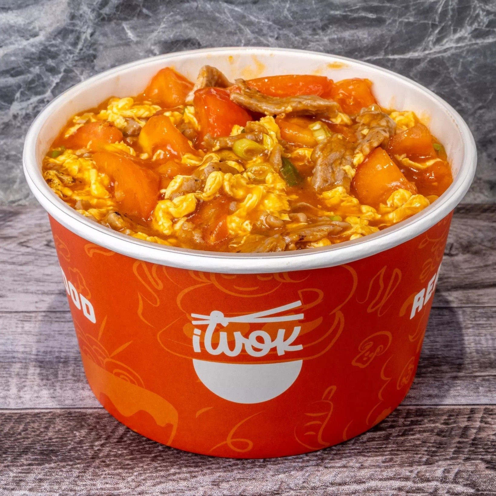 Tomato Egg Beef 番茄炒蛋烩牛肉.