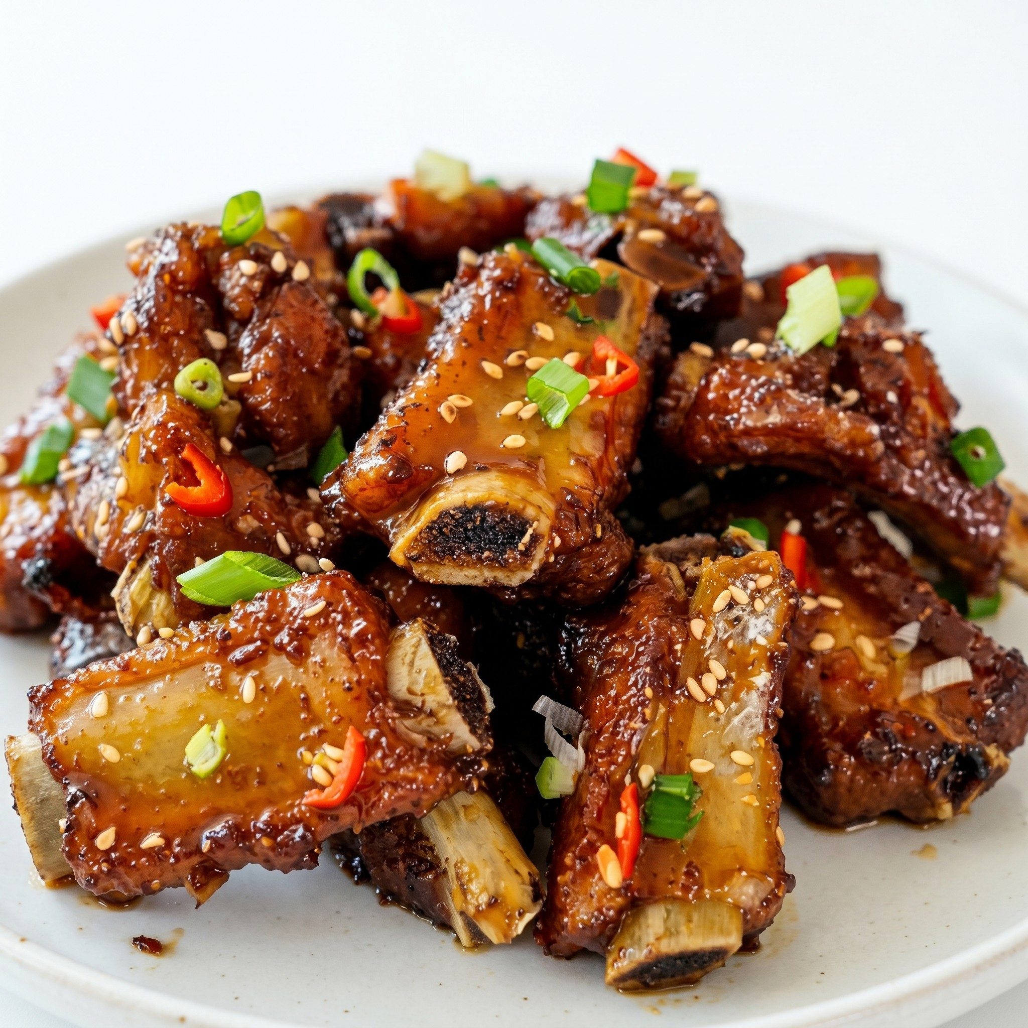 Crispy Garlic Fried Ribs.