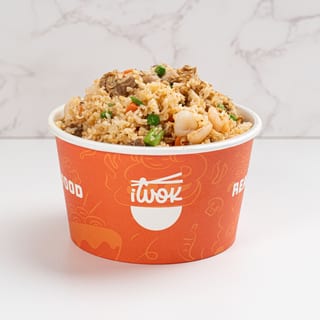 Triple Protein Fried Rice