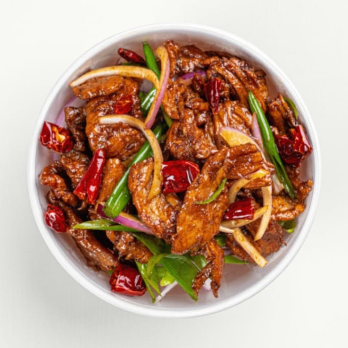 Mongolian Beef 蒙古牛.